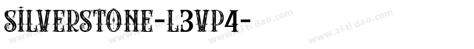Silverstone-L3VP4字体转换
