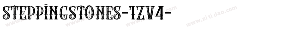 Steppingstones-1Zv4字体转换