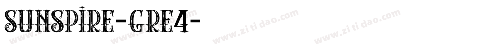 Sunspire-grE4字体转换