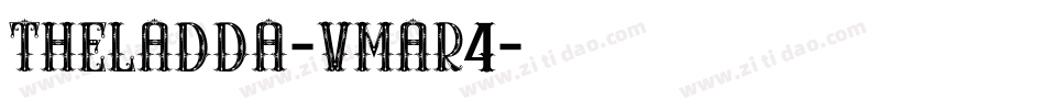TheLadda-vmAR4字体转换