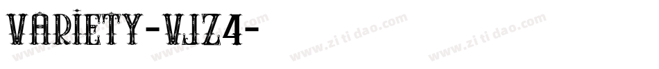 Variety-vjZ4字体转换