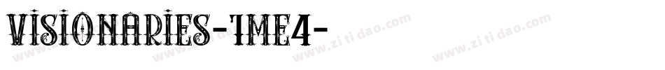 Visionaries-1mE4字体转换