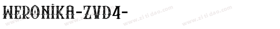 Weronika-zvd4字体转换