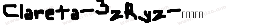 Clareta-3zRyz字体转换