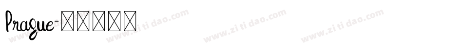 Prague字体转换
