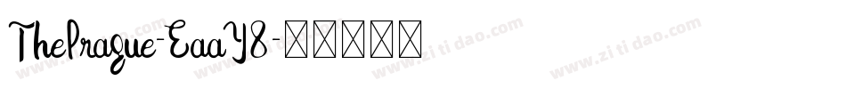 ThePrague-EaaY8字体转换