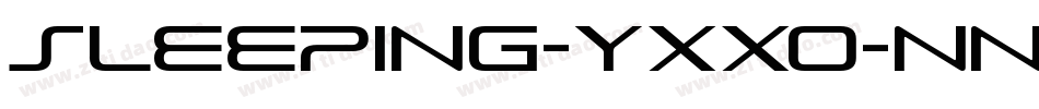 Sleeping-YxXO字体转换