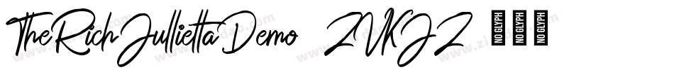 TheRichJulliettaDemo-ZVKJZ字体转换