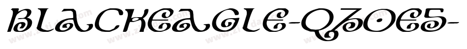 Blackeagle-qZ0e5字体转换