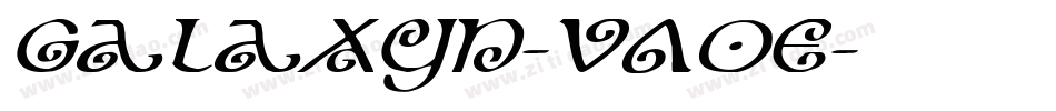 Galaxyn-vA0E字体转换
