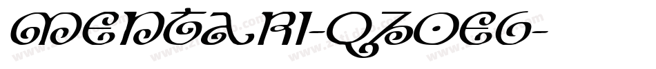 Mentari-qZ0E6字体转换