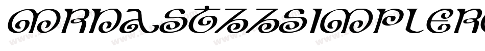 MrnastzzsimpleRegular-j0E9字体转换