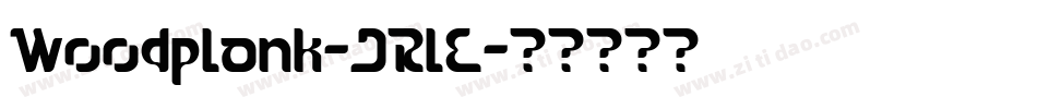Woodplank-JRlE字体转换