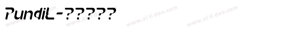 Pundit字体转换