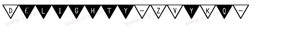 Delighty-ZVyKq字体转换