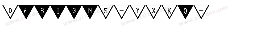 Design5-YXKq字体转换