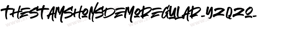 TheStamshonsDemoRegular-YzqZO字体转换