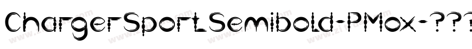ChargerSportSemibold-PMox字体转换
