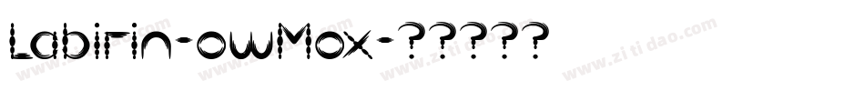 Labirin-owMox字体转换