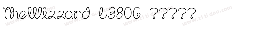 TheWizzard-L38OG字体转换