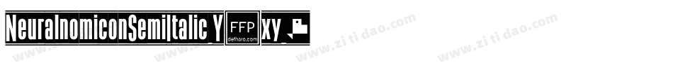 NeuralnomiconSemiItalic-Y4xy字体转换