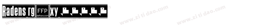 Radens-rg4xy字体转换