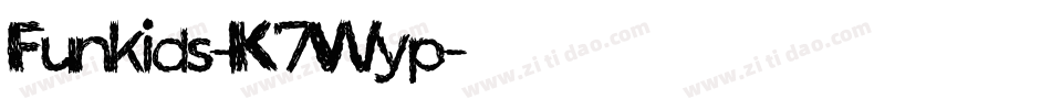 Funkids-K7Wyp字体转换