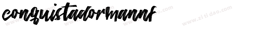 ConquistadormanNF字体转换