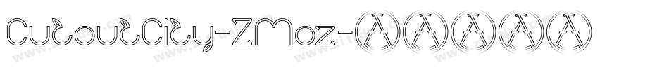 CutoutCity-ZMoz字体转换