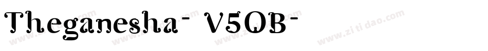 Theganesha-V5OB字体转换