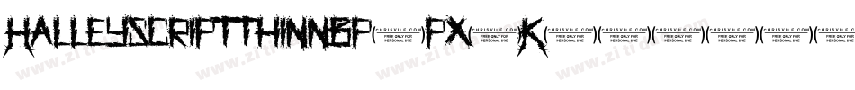 Halleyscriptthinnbp-px2K字体转换