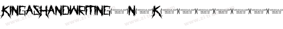 KingasHandwriting-n2K4字体转换 KingasHandwriting-n2K4字体转换