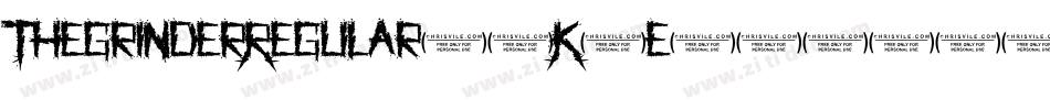 ThegrinderRegular-2K4e字体转换 ThegrinderRegular-2K4e字体转换