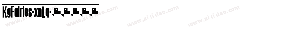 KgFairies-xnLq字体转换 KgFairies-xnLq字体转换