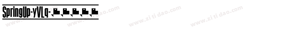 SpringUp-yVLq字体转换
