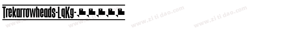 Trekarrowheads-LqKg字体转换