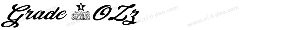 Grade-8OZz字体转换