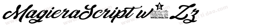 MagieraScript-w6Zz字体转换