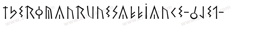 Theromanrunesalliance-6je1字体转换