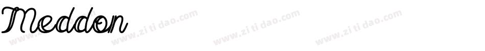 Meddon字体转换