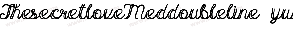 ThesecretloveMeddoubleline-ywYEV字体转换