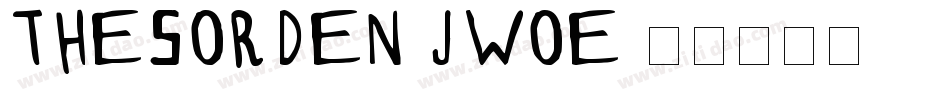 Thesorden-JwoE字体转换