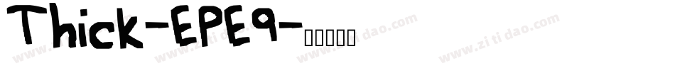 Thick-EPE9字体转换