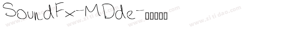 SoundFx-MDde字体转换