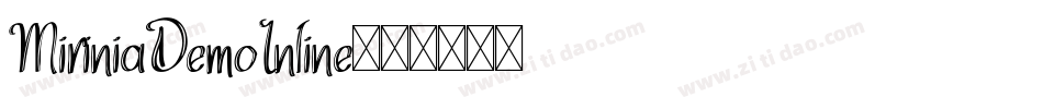 MiriniaDemoInline字体转换