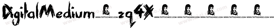 DigitalMedium-zq4X字体转换