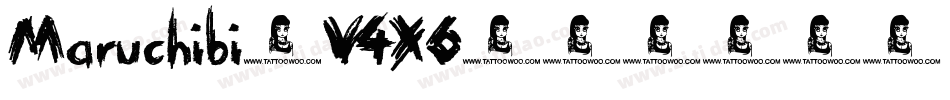 Maruchibi-V4X6字体转换
