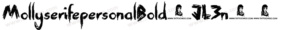 MollyserifepersonalBold-JL3n字体转换