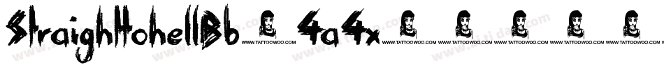 StraighttohellBb-4a4x字体转换