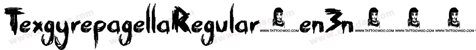 TexgyrepagellaRegular-en3n字体转换